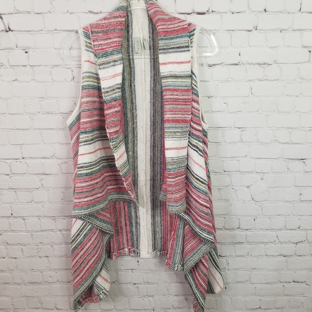 Sahalie Boho Open Front sweater Cardigan size S/M